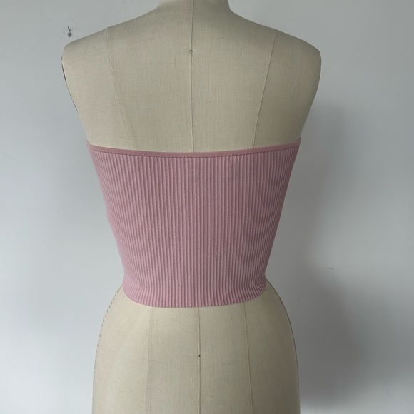 Aritzia sculpt knit crop tube top - Picture 2 of 3